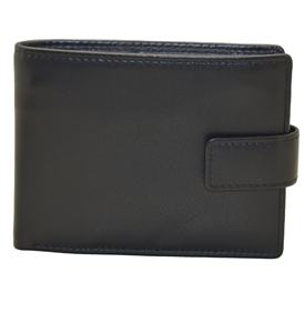 High Quality Genuine Leather <b>Men's</b> Bifold <b>Wallet</b> RFID Feature Long Vintage Antique Design Classic Style - Product Image 2