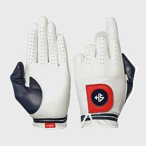 Gants de golf personnalisés de grande qualité avec logo pour le sport en cuir véritable en peau de mouton avec poignées durables Factory Direct - Product Image 3