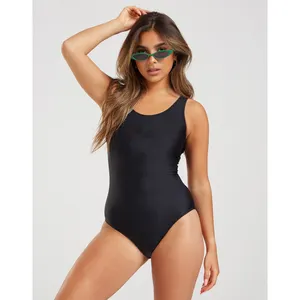 Maillot de bain pour femmes, en tissu extensible à 4 voies, vêtement de plage, non transparent, vente en gros, 2021