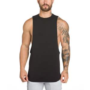 Camisetas sin mangas OEM para hombre, ropa deportiva para gimnasio, culturismo, Fitness, moda personalizada, algodón, LICRA - Product Image 4