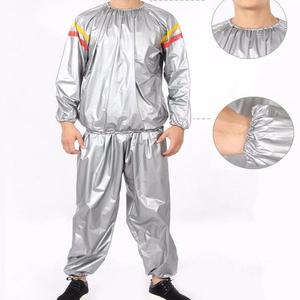 Trajes de Sauna para el sudor Unisex, traje deportivo para ejercicio, gimnasio, cuerpo completo, antideslizante, para perder peso, resistente al viento - Product Image 3