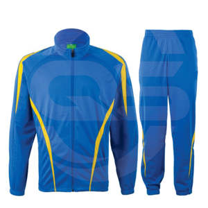 Vêtements de sport d'hiver pour hommes de haute qualité, OEM, ensembles de survêtements de course unis et vierges, 100 % polyester, séchage rapide et respirant, grandes tailles - Product Image 3