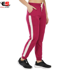 กางเกงวอร์มเอวยางยืดของผู้หญิงที่หรูหราทันสมัยการตั้งค่าความสบายที่เหนือกว่าออกแบบโลโก้ที่โดดเด่นสำหรับฤดูหนาว - Product Image 3