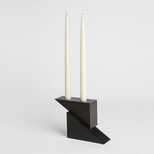 Metal Aluminum Candle Blocks Holder Bookend Brass or black color home decoration wedding garden Kitchen office - Product Image 5