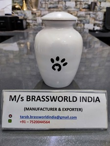 Fabricante y exportador indio de urnas funerarias para adultos de metal de estilo americano urna para mascotas - Product Image 3