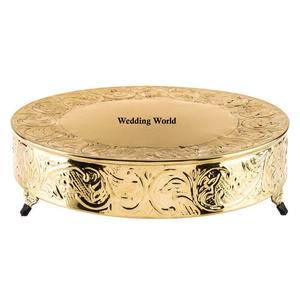 Présentoir à gâteaux fantaisie en métal Présentoir à gâteaux design fait à la main d'excellente qualité Présentoir à gâteaux classique et élégant en métal vendu en gros - Product Image 3