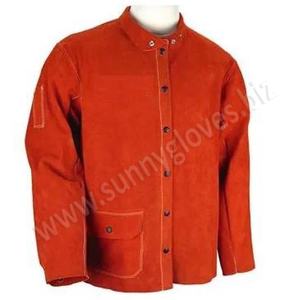 Veste de soudage en cuir fendu, veste de soudage de haute qualité/soudure résistante à la chaleur - Product Image 1