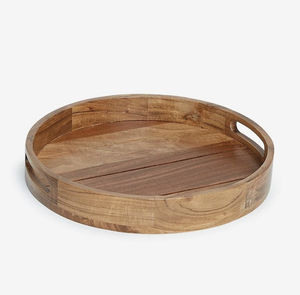 Mango Wooden Burn Finisn Plateau décoratif en bois rectangulaire pour la décoration intérieure et la vaisselle bols à salade en bambou en bois - Product Image 6