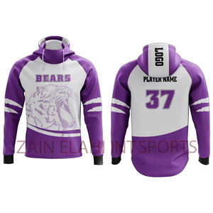 เสื้อสเวตเตอร์ของผู้ชายคุณภาพสูงเสื้อมีฮู้ดแบบซับลิเมชันแบบธรรมดาพร้อมผ้าพิมพ์ลายสำหรับฤดูใบไม้ผลิพิมพ์โลโก้ - Product Image 3