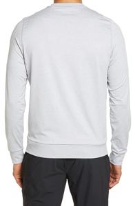 100% algodón blanco recortado suéter sudaderas al por mayor personalizado hombres sudaderas en precio al por mayor - Product Image 2