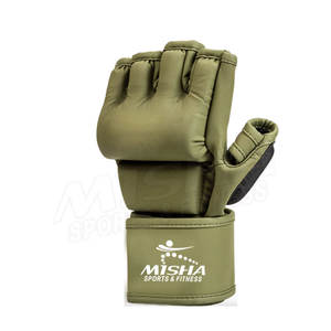 Offre Spéciale En Cuir MMA PROFESSIONNEL Personnalisé Usine En Gros Formation Muay Thai PU EN CUIR MMA GANTS - Product Image 2