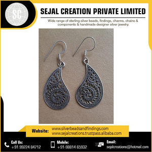 Women's 925 <b>Sterling</b> <b>Silver</b> Earrings Agate Gemstone <b>Hoop</b> and Studs Handcrafted From India Wholesale - Product Image 2