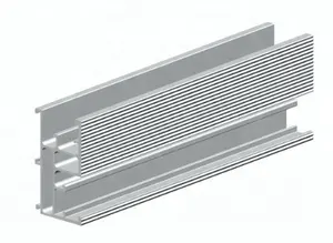 Perfil de alumínio do painel solar fotovoltaico de montagem trilho