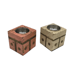 Brûleur d'encens en bois multicolore fait à la main conception standard forme carrée taille personnalisée brûleur Bakhoor en vrac - Product Image 3