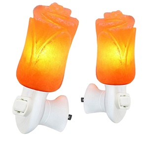 Fabriqué avec une Mini lampe en pierre de sel en forme de Rose de l'himalaya-entreprises siennes - Product Image 1