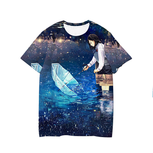 Custom <b>Tee</b> Shirts Printing Sublimation Unisex <b>White</b> Cotton Polyester Oversize Blank Plus Size Men'S T-Shirts - Product Image 3