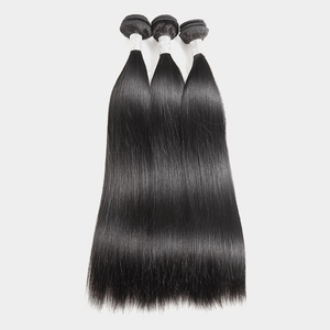 Cabello Virgen Remy Liso Extremo de Doble Trama 100% Humano con Cutícula, Cabello Malayo, Paquete de 100g - Product Image 1