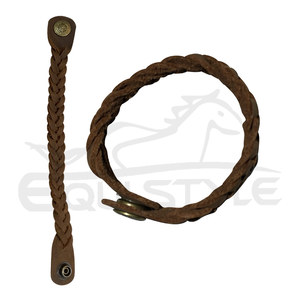 <b>Leather</b> Wristband for Men Braided Genuine Authentic Cowhide Wristband Trendy Fashion Wholesale <b>Wrist</b> <b>Cuff</b> Bracelet Luxury Design - Product Image 3