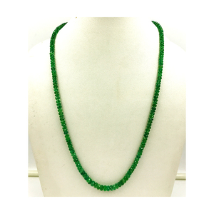 Perles de pierre d'émeraude verte facettées, pierres précieuses brutes taillées, pour la création de bijoux fins, fourniture directe du fabricant - Product Image 1