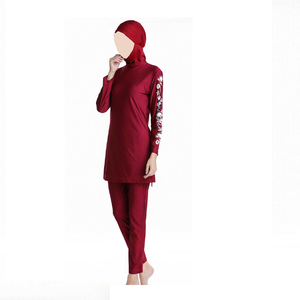 Traje de baño musulmán con funda para la cabeza, traje de baño con diseños bonitos a la moda, disponible en tamaños y colores con logotipo personalizado - Product Image 5