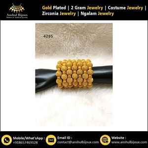 Gold Plated Jewellery Bangles African Set <b>Women</b> Wedding - Product Image 4