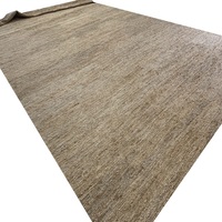Tapis Vintage moderne personnalisable, en tissu 100% naturel non teint, en Jute, en tissu