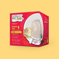 Ready Stock + Fast Shipping NutriBrown Rice Natural Instant Brown Rice Beverage Powder Prebiotics Multiple Flavors (35g Sachet)