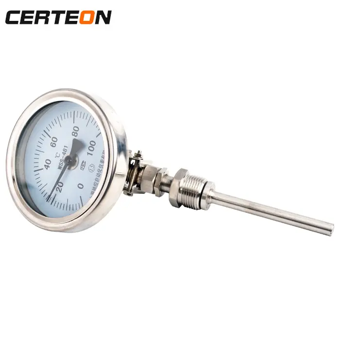 WSS series digital Portable K type thermocouple bimetallic bimetal thermometer for BBQ Cooking Gas Oven temperature gauge
