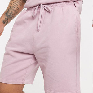Short de Sport d'été pour homme, collection 100%, coton, uni, survêtement, vente en gros - Product Image 4