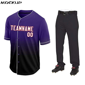 Conjunto de uniforme de béisbol y Softball, ropa deportiva personalizada por sublimación, venta al por mayor, 2021 - Product Image 3