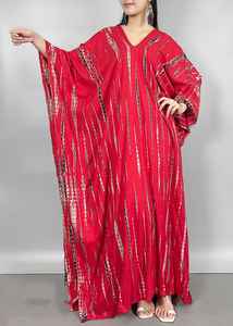 Vestido playero largo bohemio de rayón para mujer, caftán largo para playa, 2022 - Product Image 4