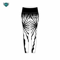 Shorts de yoga mi-longs imprimés style européen et américain, super élastiques, ajustés, respirants, extensibles dans quatre directions, tailles XL XXL, sublimation longue