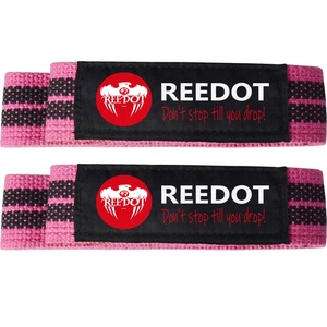 สายรัดข้อมือยกน้ำหนักสำหรับยกน้ำหนัก เพาะกาย พาวเวอร์ลิฟติ้ง ฝึกความแข็งแรง เดดลิฟท์ บุด้วยนีโอพรีนพร้อมผ้าฝ้ายขนาด 18 นิ้ว - Product Image 2