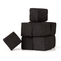 Charbon de coco pur biologique pour chicha, marque Black Pearl, temps de combustion de 120 minutes, 75 % de teneur en carbone, carré 20x40/50 mm, 7500J