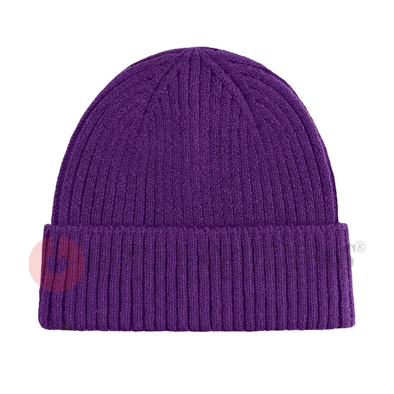 Mũ Beanie Thời Trang Pháp Mới, Mũ Bê-rê Mùa Đông, Mũ Len Dệt Kim, Mũ Len Lót Nhung Dày Dặn, Mũ Tua Rua Cho Nam