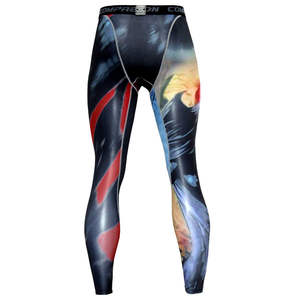 High Quality Men White Compression Pants Workout Sports Tights Running Leggings - Product Image 1