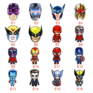 Gần đây phổ biến vá lớn mắt vá phim hoạt hình hình con số sequin cô bé búp bê thêu vá cho T-Shirt - Product Image 5