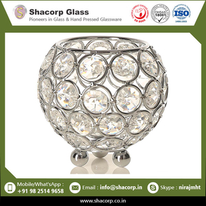 Tazón de cristal de Vela decorativa para exteriores de restaurante de hotel de calidad superior a precio mayorista - Product Image 6