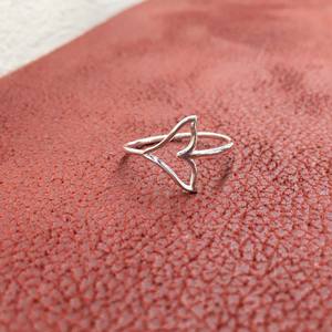 Anillo de Plata de Ley 925 auténtica de alta calidad, anillo de plata simple y único hecho a mano para mujer - Product Image 3