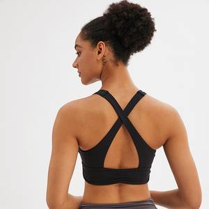 Custom Fitness Yoga Wear Private logo Label one shoulder Yoga Bra Women Sports Bra top - Product Image 2