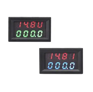 Taidacent Digital DC Dual Display High Voltage Ammeter High Precision 4 Digit Multimeter Dual LED Digital Volt Amp Meter