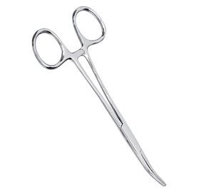 Pinces à artères Kocher courbées en acier inoxydable, l'instrument chirurgical de base, manuel, réutilisable, qualité allemande - Product Image 6