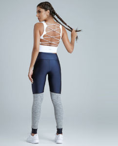 Mallas de compresión sin costuras para mujer, top y medias cortas para Fitness, sujetador, ropa de yoga - Product Image 4