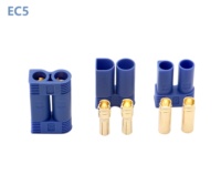 Prise de connecteur EC5 EC6 RC, connecteur plaqué or 24k, haute intensité pour le soudage de plaques électriques en PCB et de fil