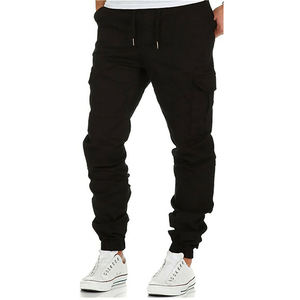 Meilleure vente en gros de pantalons décontractés pour hommes pour le bureau de haute qualité 100% coton automne course sport Design - Product Image 3