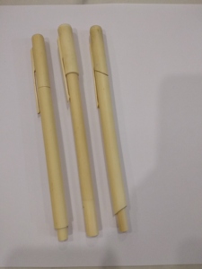 Stylo à bille en bambou de surface lisse, stylo à bille fait de bambou - Product Image 3
