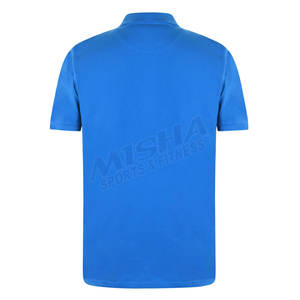 Polo de media manga con microenclavamiento para hombre, Camiseta 100% de algodón, diseño de logotipo personalizado, liso, 100% algodón, informal - Product Image 5