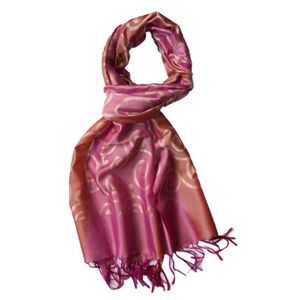 Paisley ผ้าพันคอยาวผ้าแจ็คการ์ดผ้าแจ็คการ์ดพู่ - Product Image 4