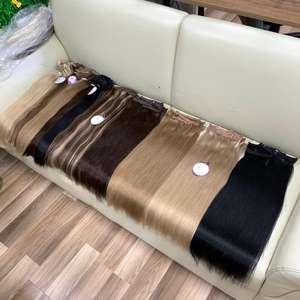 Extensions de cheveux naturels soyeux, vente en gros, Offre Spéciale couleurs de piano mélangées, 200G, 8 pièces - Product Image 5