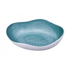 ชามเสิร์ฟอาหารอลูมิเนียมทรงกลมเคลือบสีสำหรับโต๊ะอาหารและเครื่องครัวอาหารและของว่างชามเสิร์ฟงานฝีมือ - Product Image 6